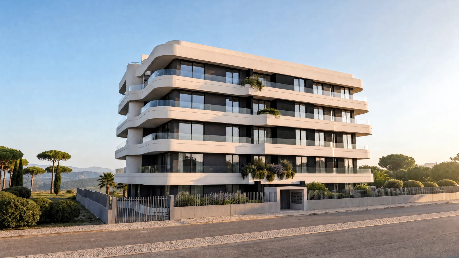 Amostra: um percurso de câmara à volta de um empreendimento no Algarve